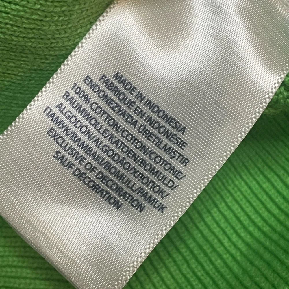 Polo by Ralph Lauren Vibrant Green Cable Knit Cardigan Sz M (8-10) - Picture 7 of 8